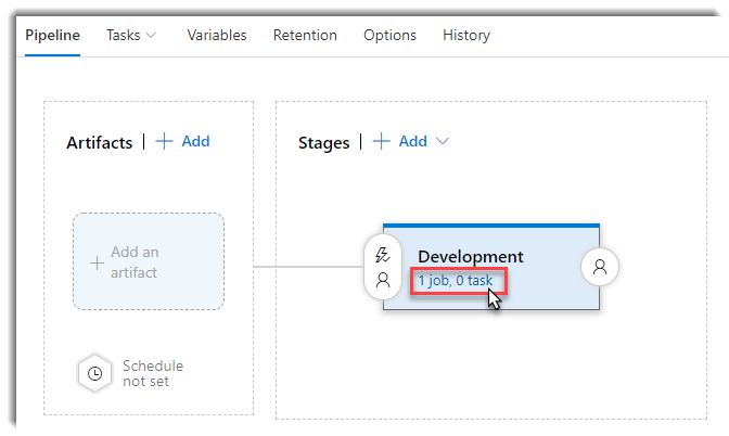 View stage tasks